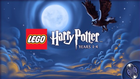LEGO Harry Potter: Years 1-4 title screen for PSP